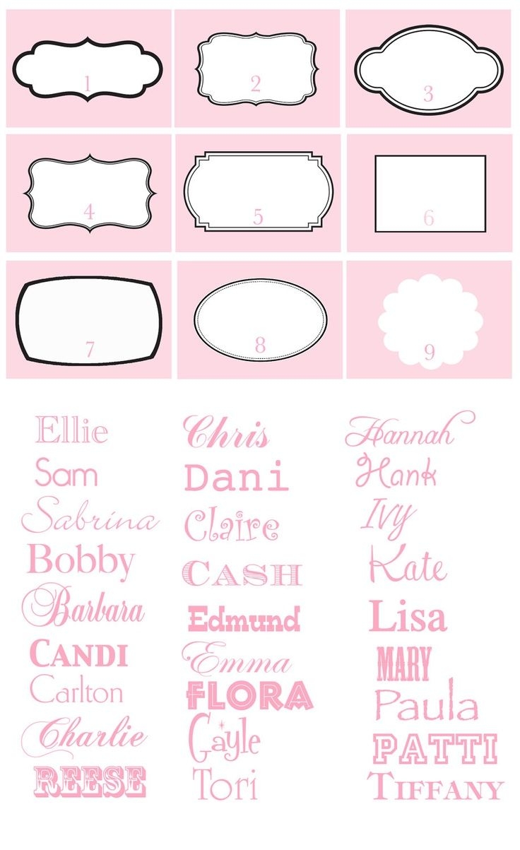 Free Printable Candy Buffet Signs