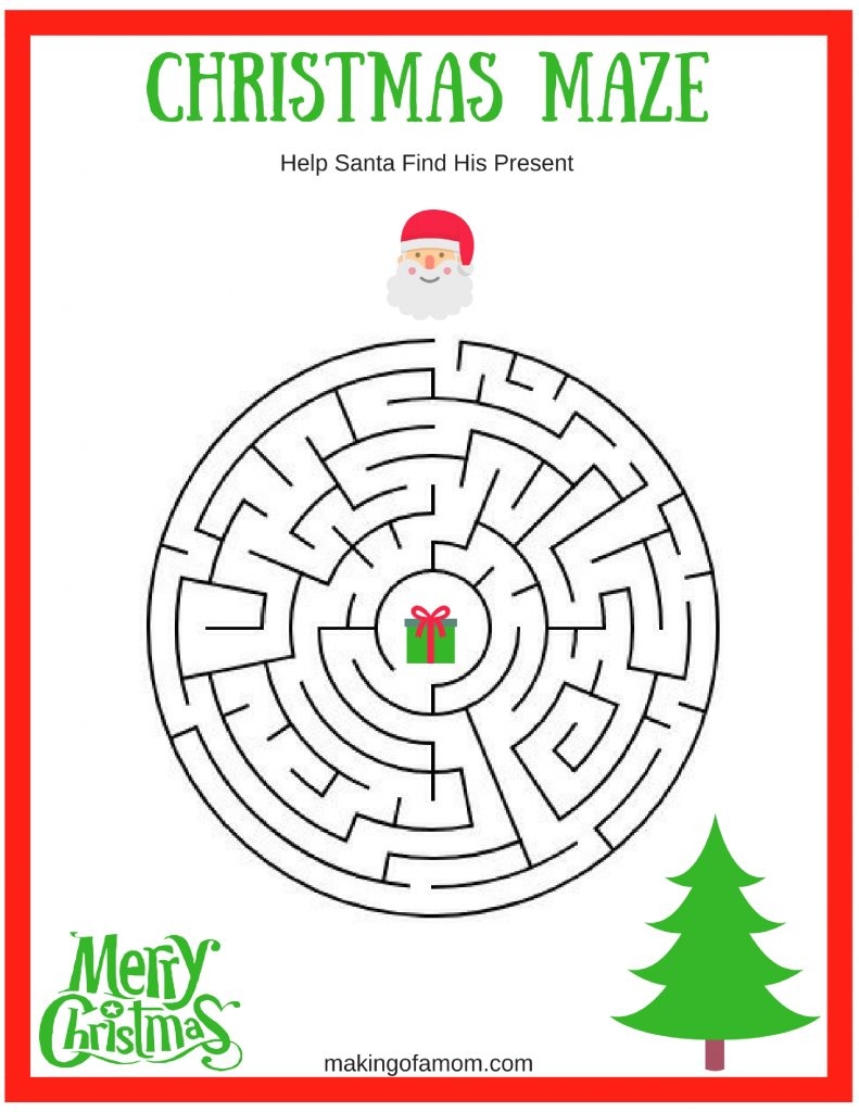 Free Printable Christmas Games Making Of A Mom