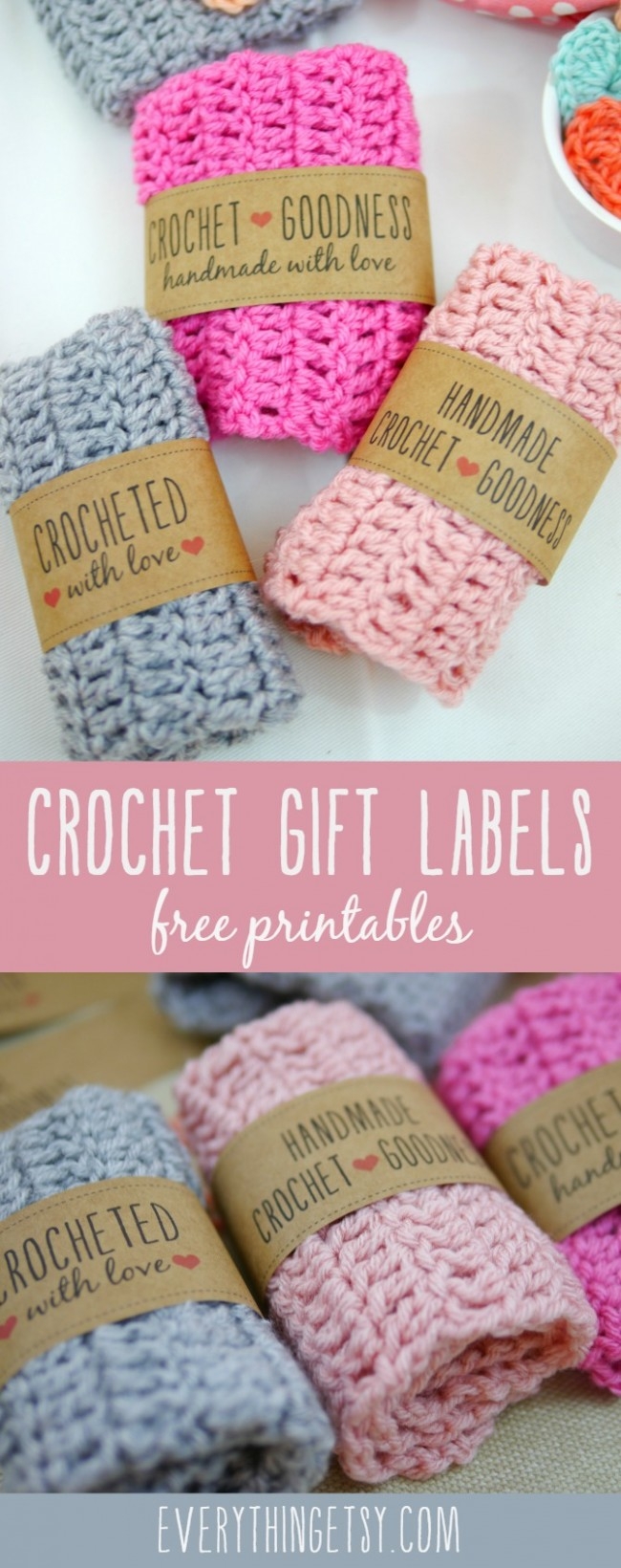 Free Printable Crochet Gift Labels EverythingEtsy