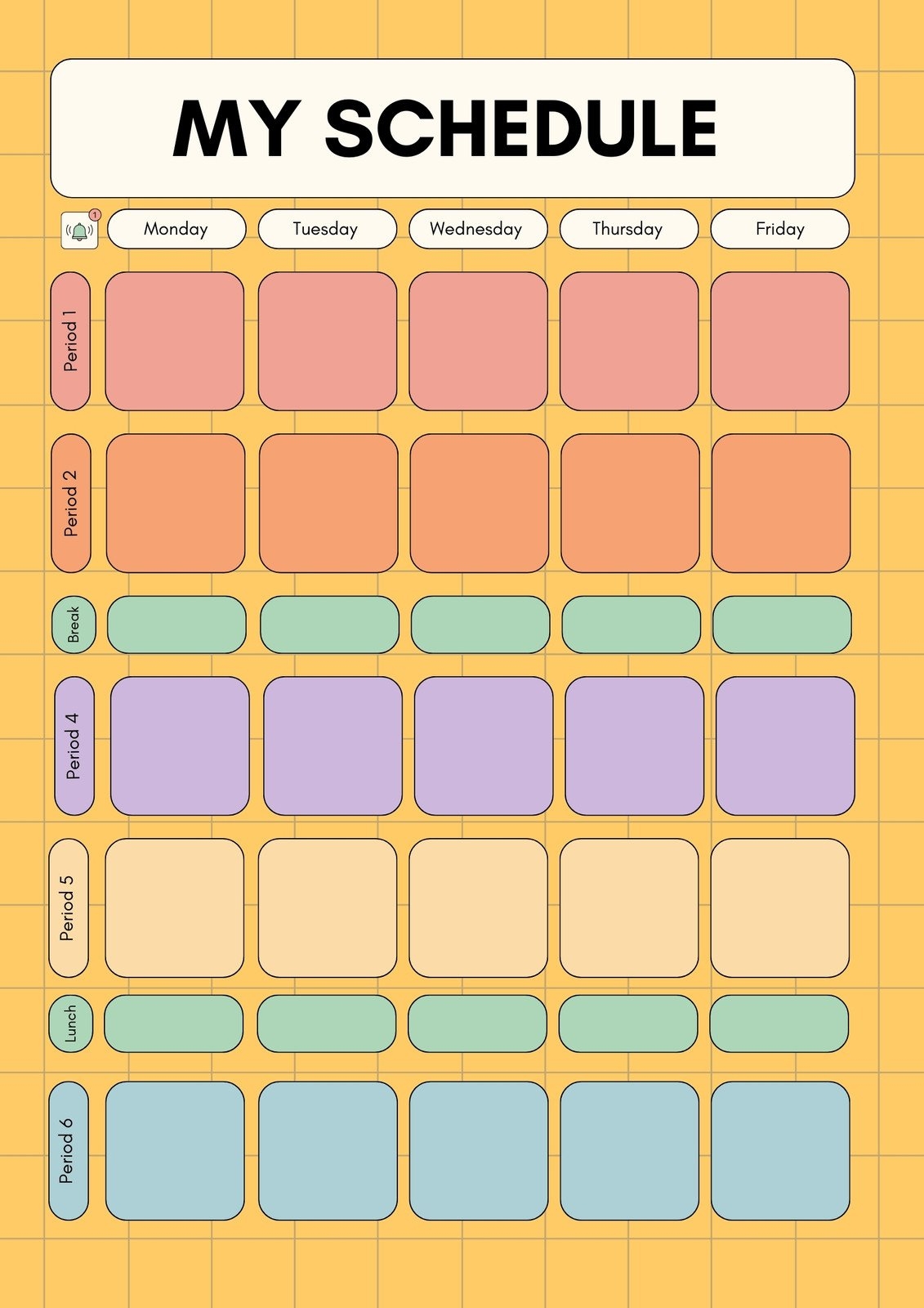 Free Printable Customizable Weekly Lesson Plan Templates Canva