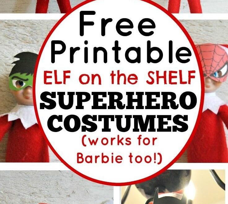 Free Printable Elf Superhero Costumes