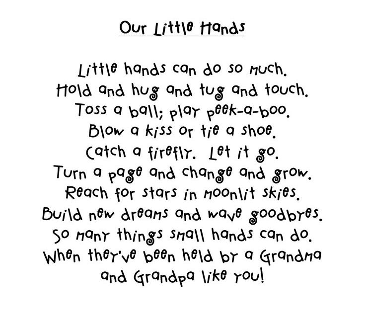 Free Printable Grandparents Poems