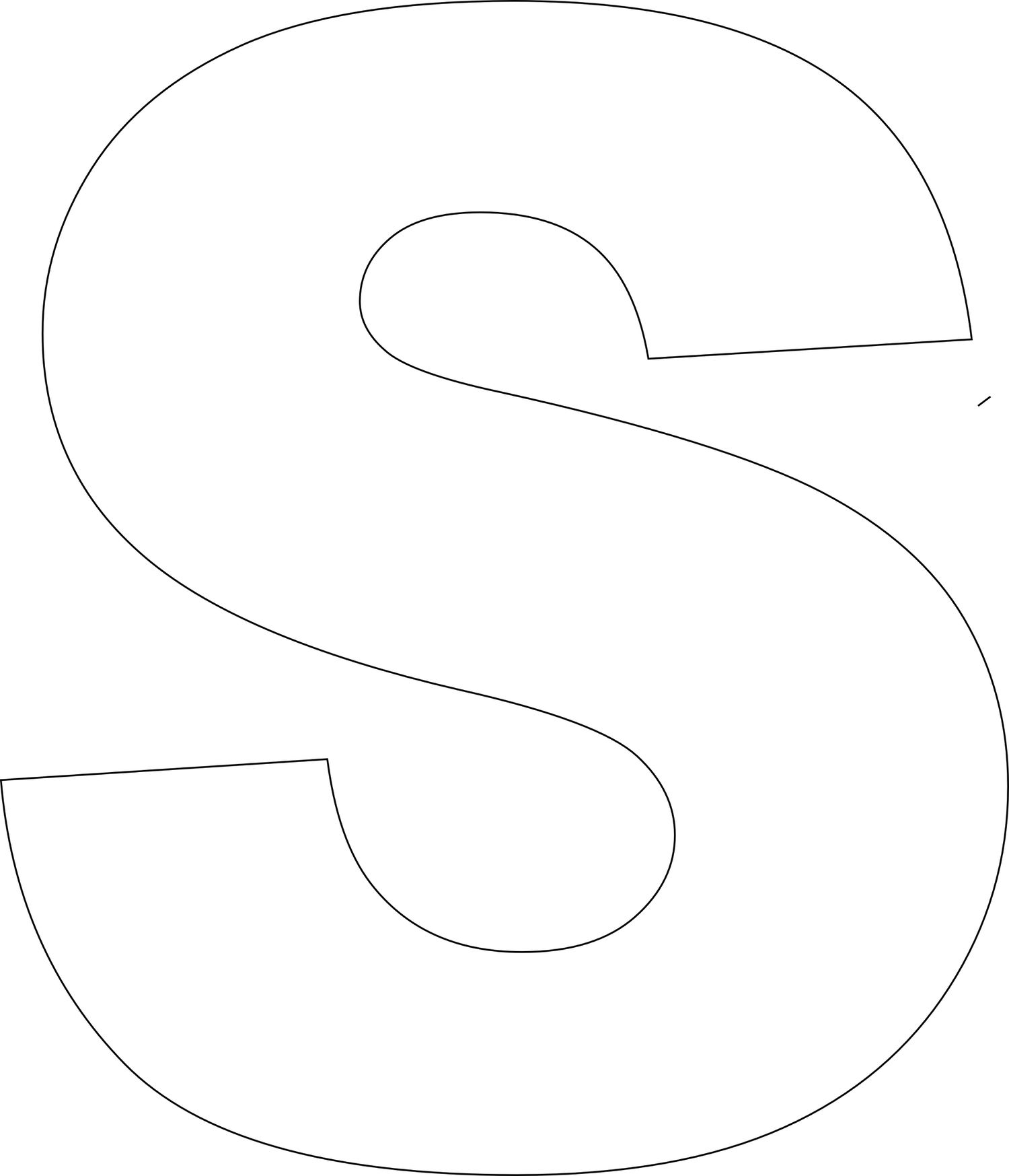 Printable Letters To Cut Out
