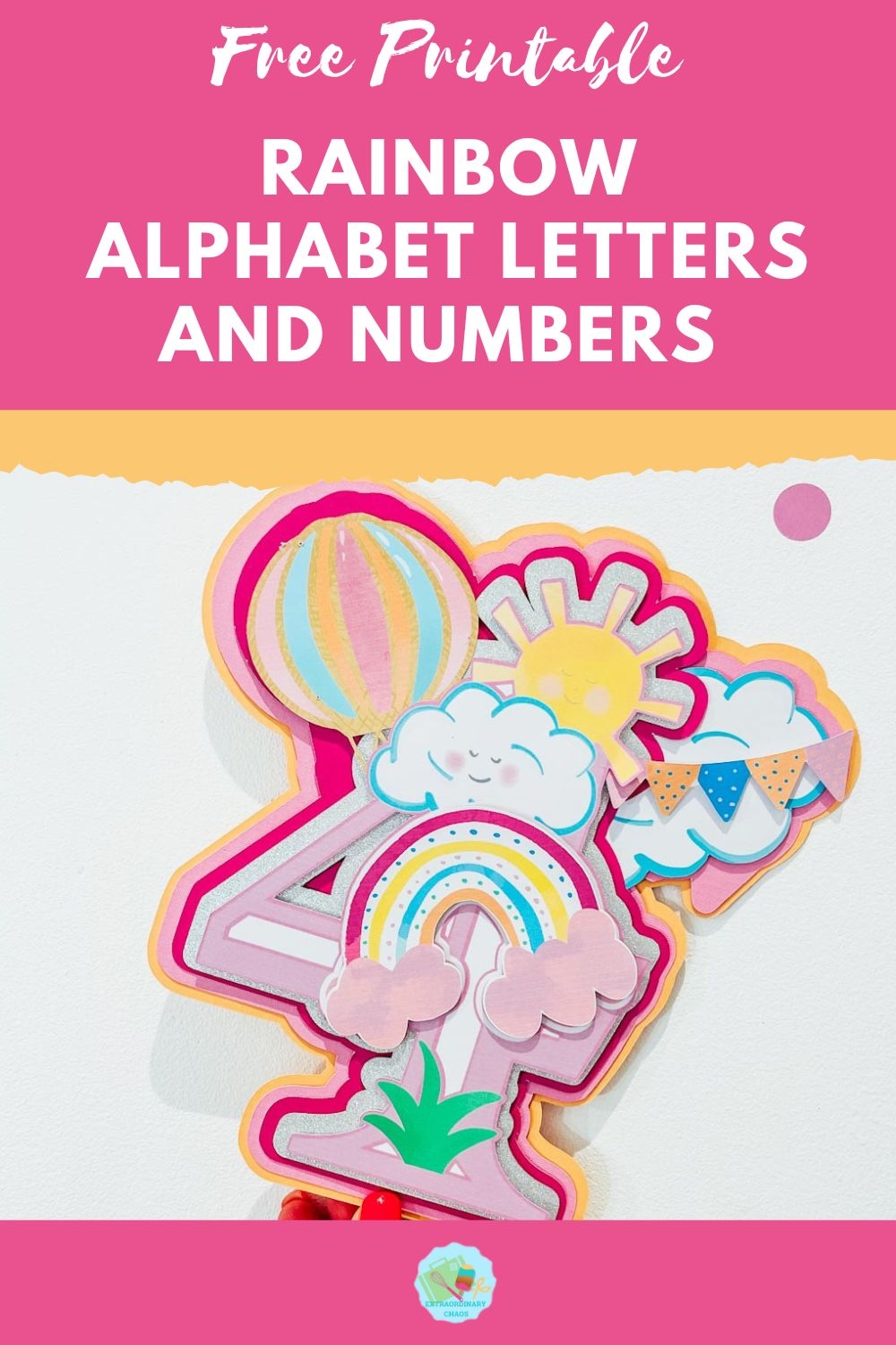 Rainbow Alphabet Letters Free Printable
