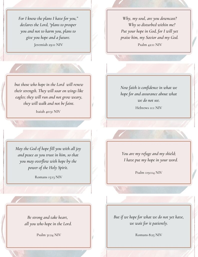 Free Printable Scripture Cards