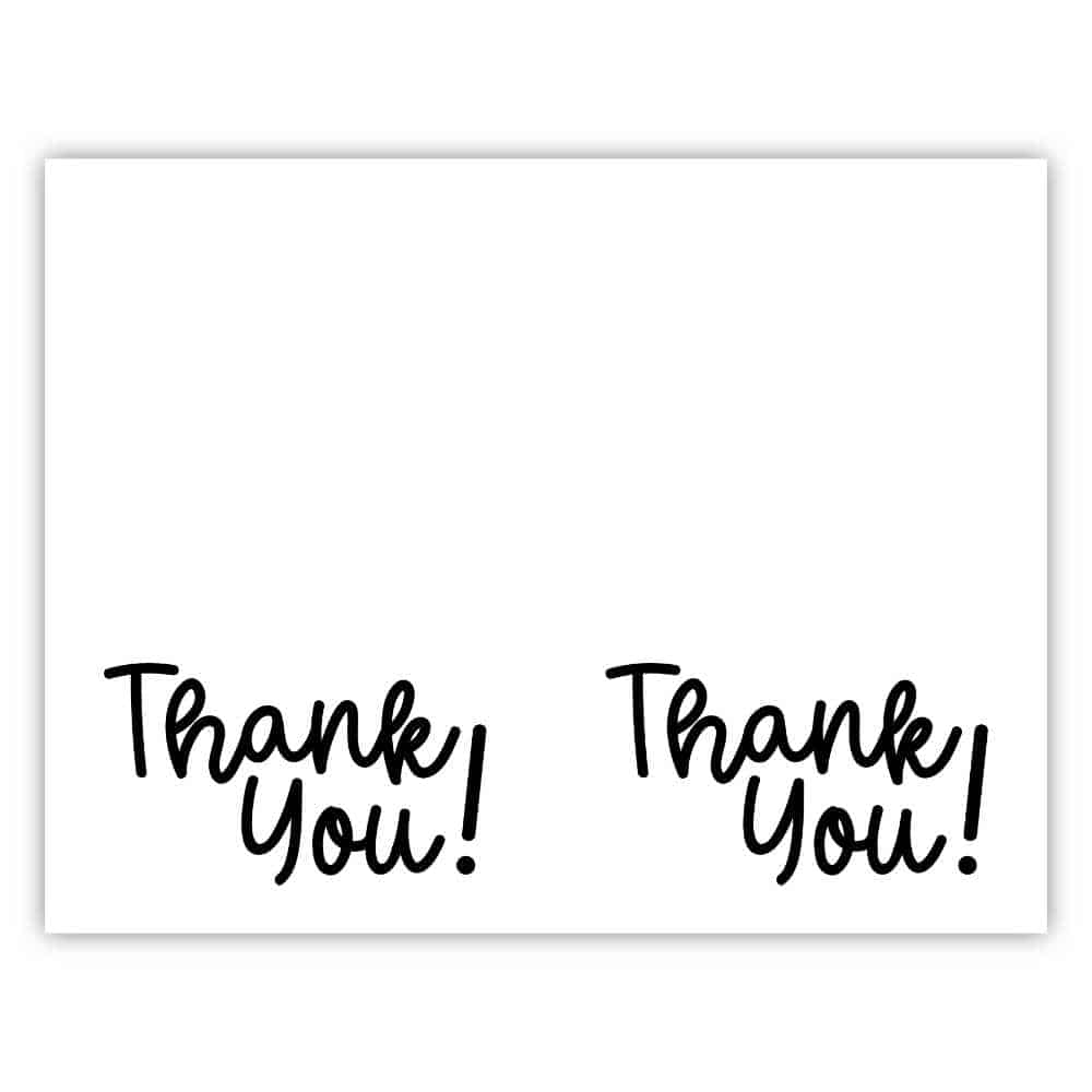 Thank You Card Printable Free