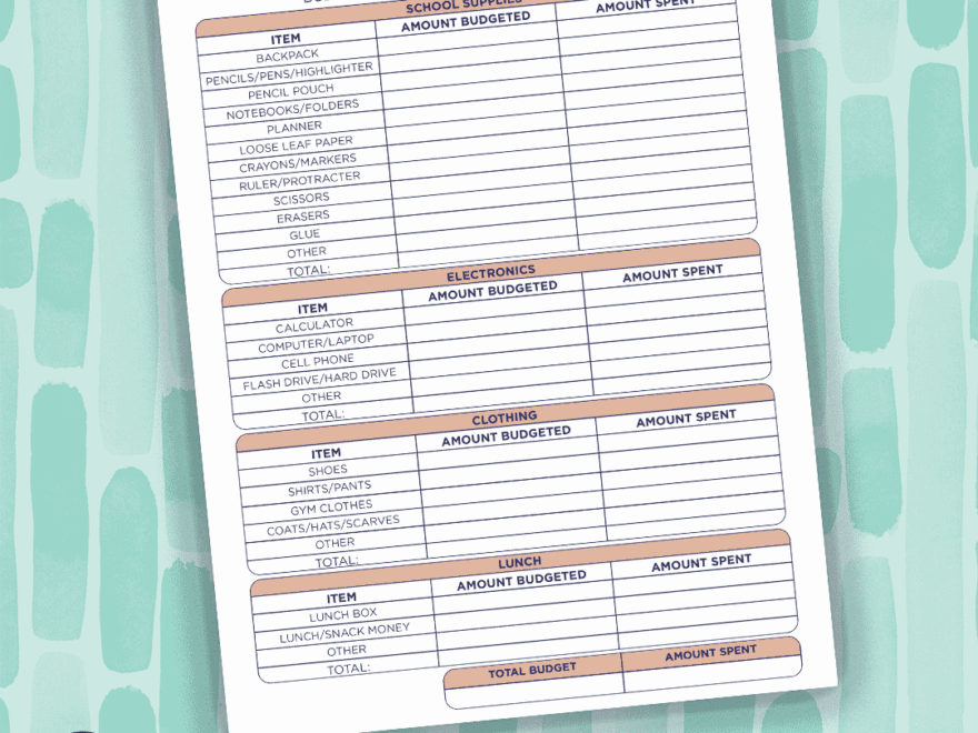 Free Resource Library The Budget Mom