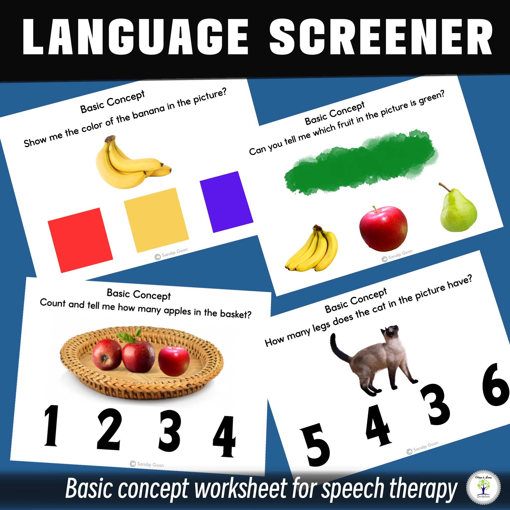 Free Printable Speech Therapy Materials