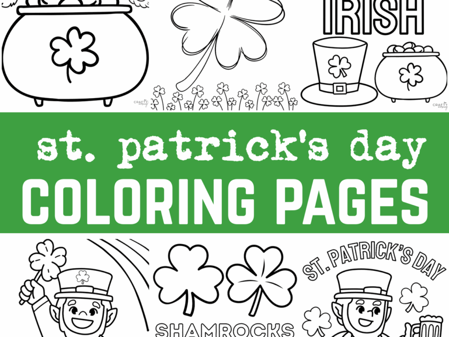 Free St Patrick s Day Coloring Pages Crafty Morning