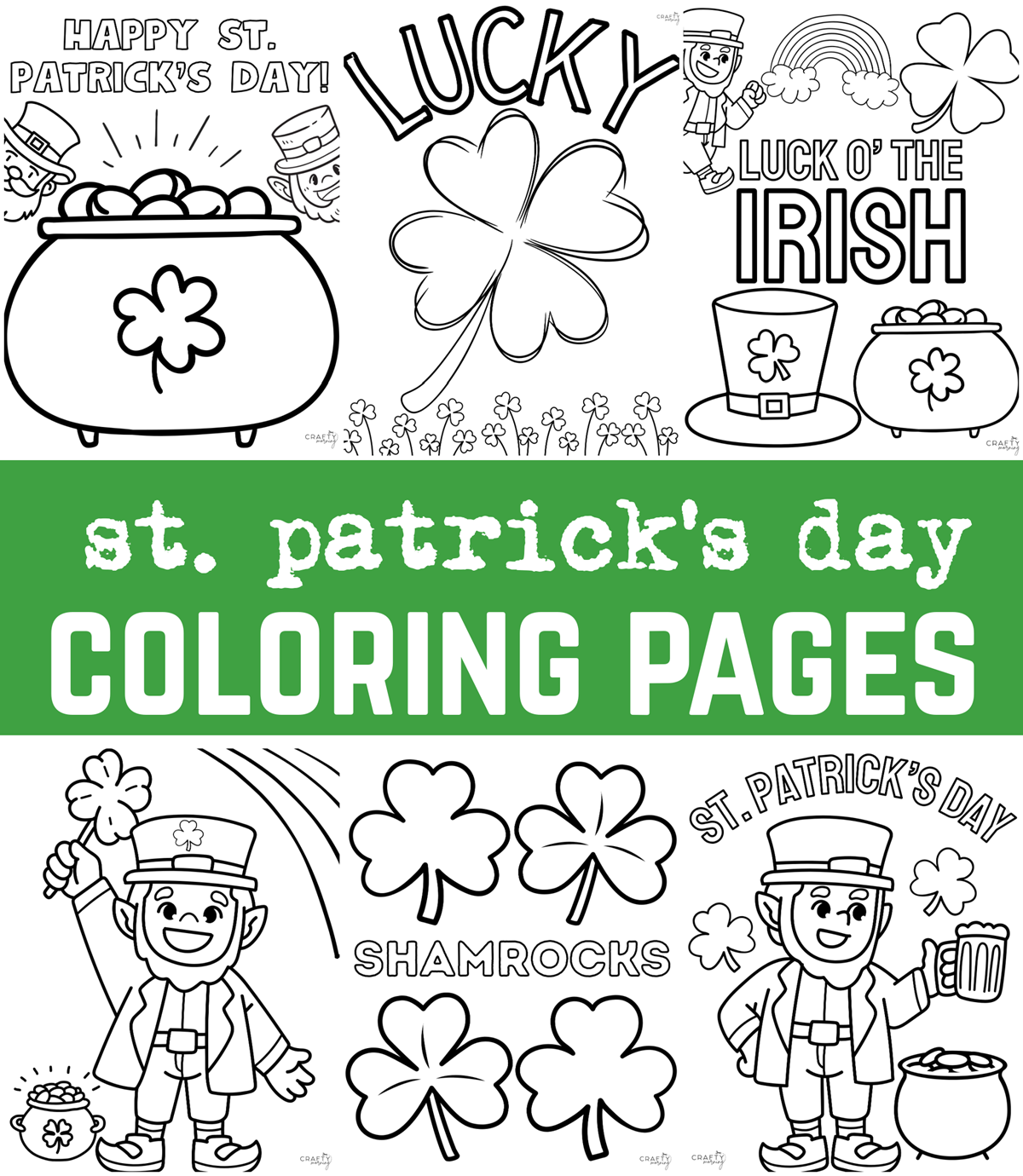 St PatrickS Day Printable Coloring Sheets