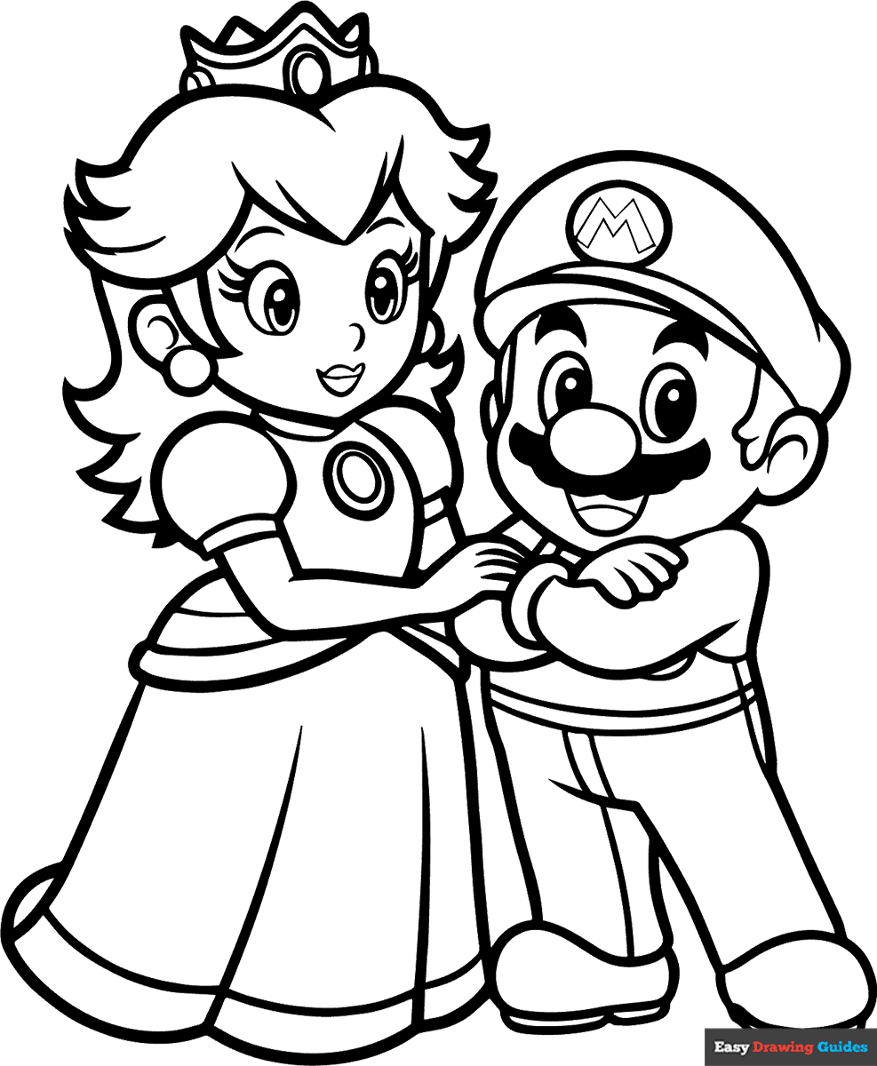 Free Printable Mario Bros Coloring Pages