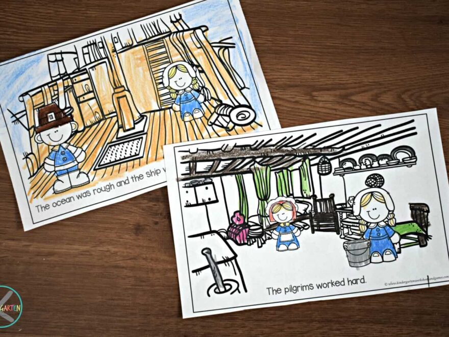 FREE The First Thanksgiving Book Printable