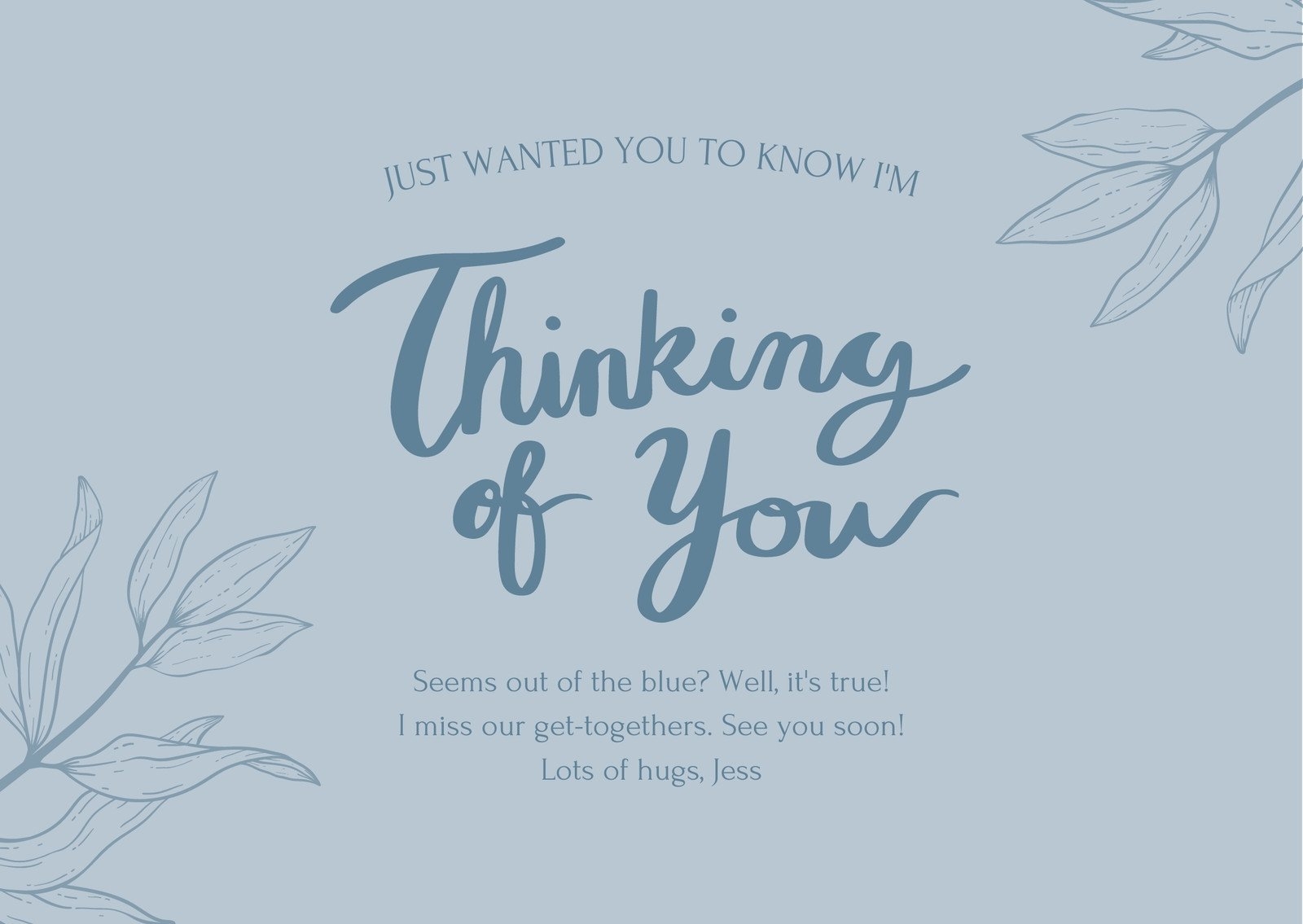 Free Printable Thinking Of You Cards
