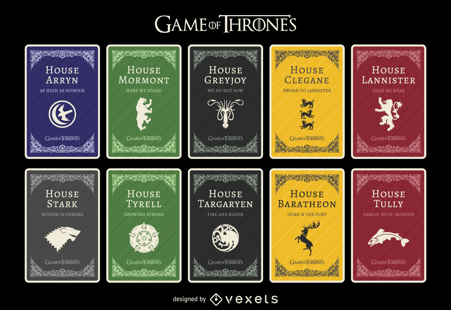 Game Of Thrones H user Vektor Download