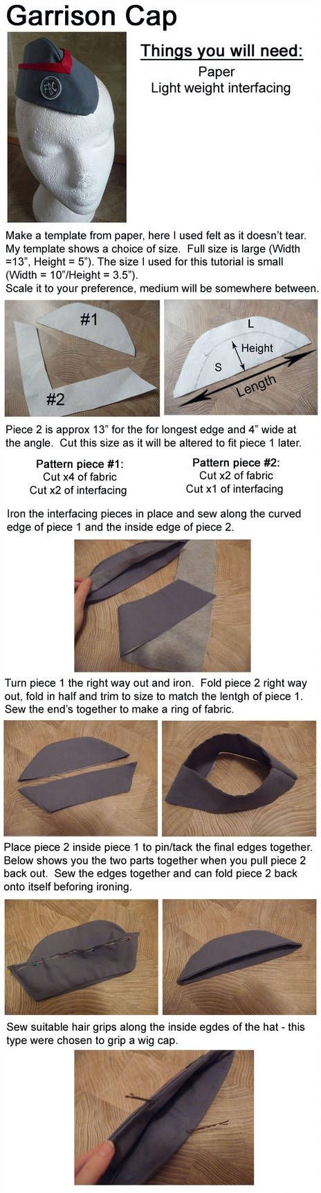 Garrison Cap Tutorial By Aliasdotcom