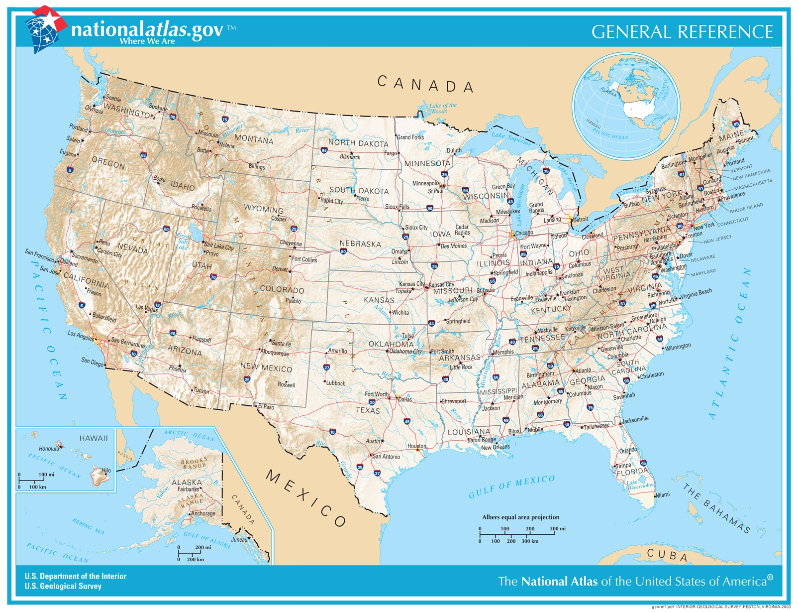 United States Regions Map Printable