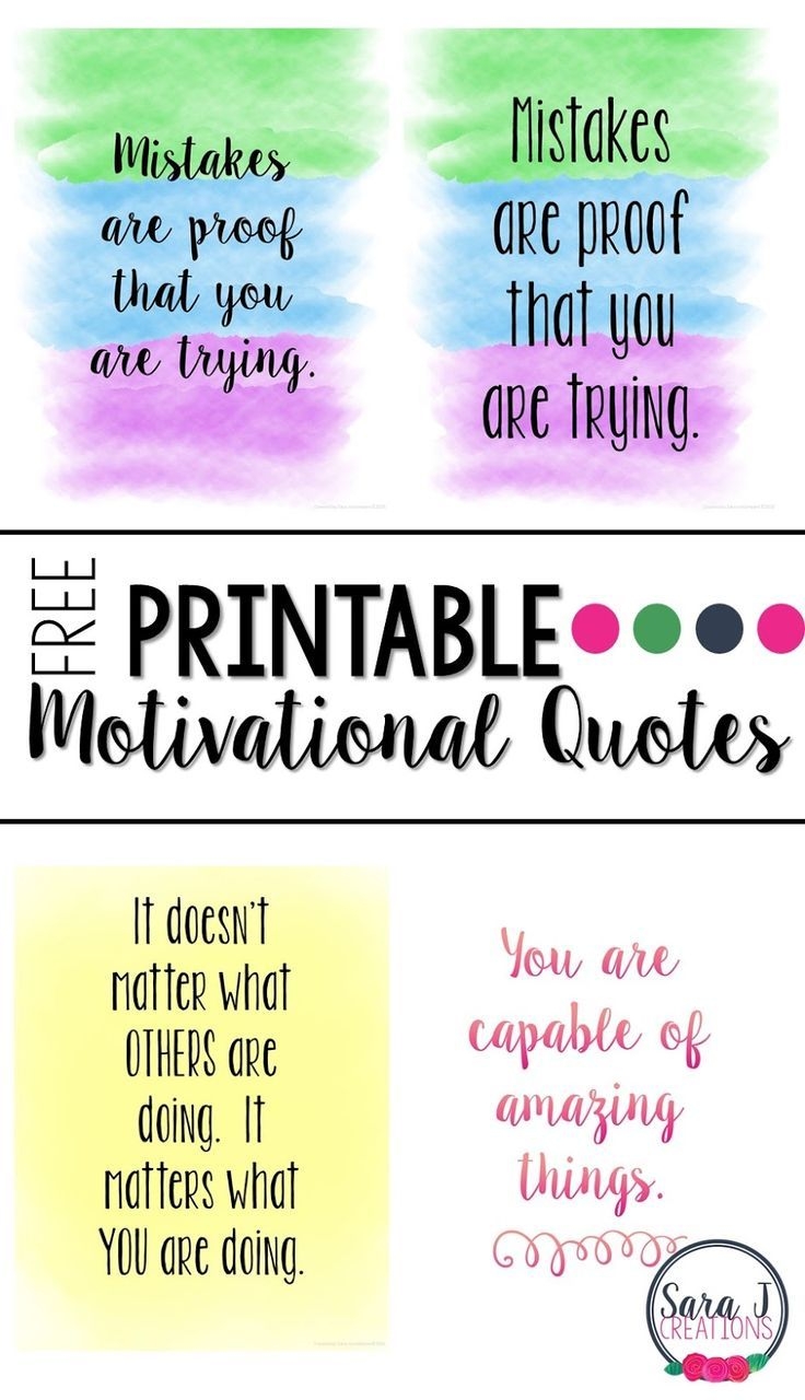Get Motivated Free Printable Quotes