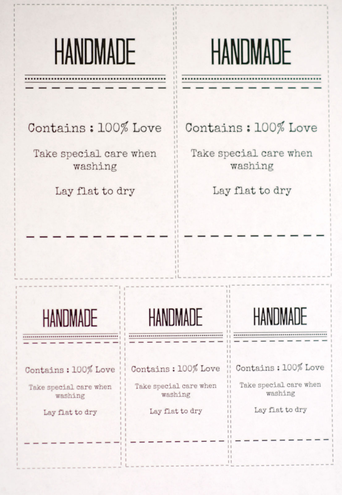 Gift Labels And Tags For Handmade Items Mama In A Stitch