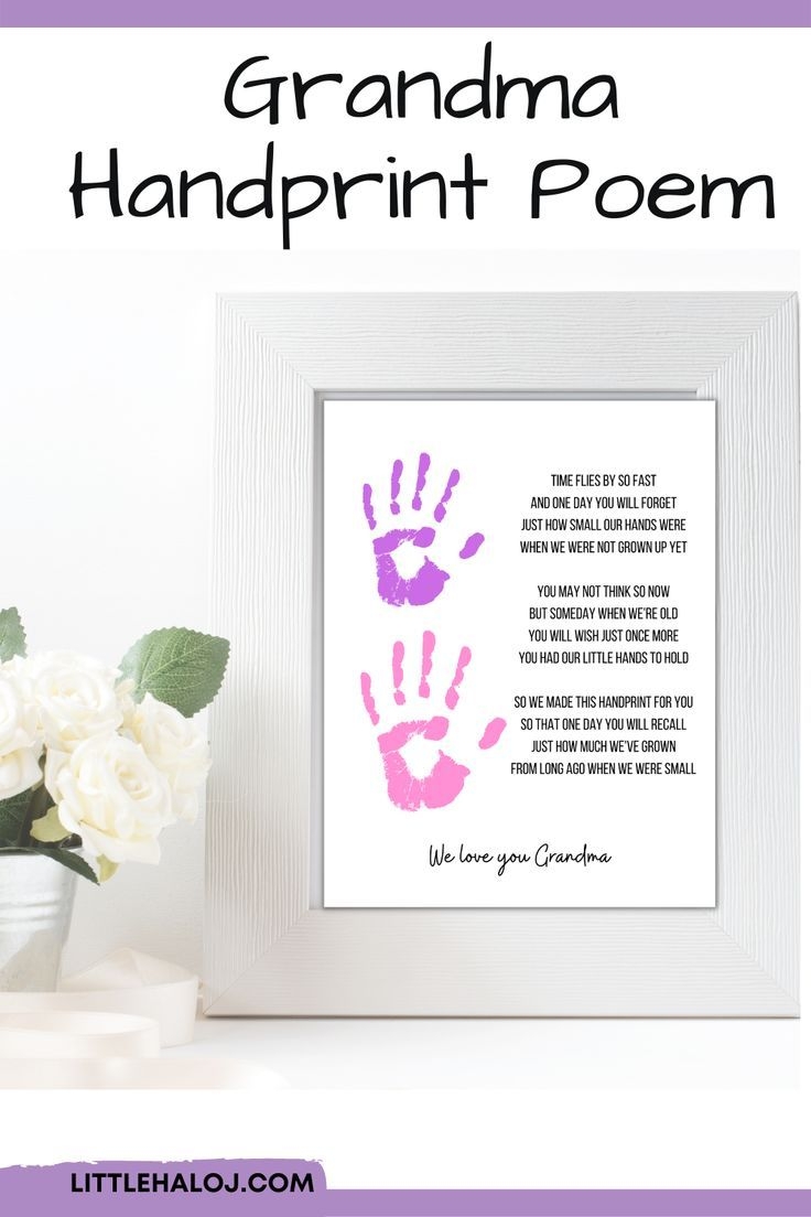 Grandma Handprint Poem