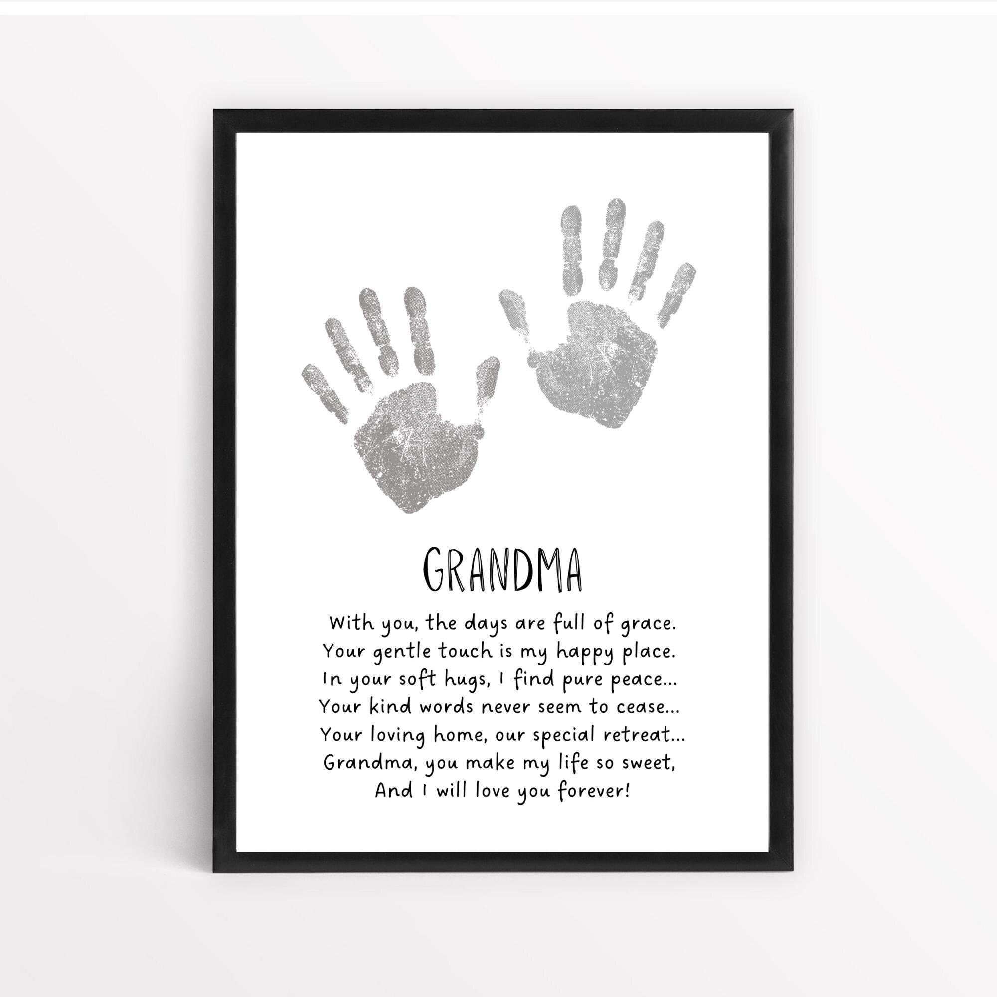 Grandparents Day Handprint Poem Printable