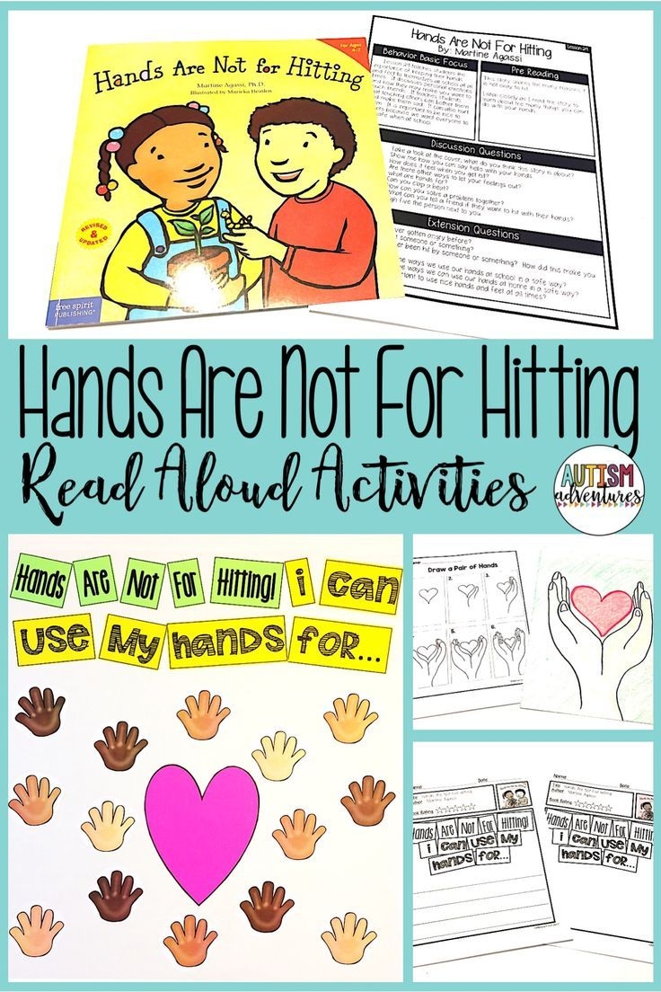 Hands Are Not For Hitting Behavior Basics Book Club Book Club Activities Interactive Book Read Aloud Activities