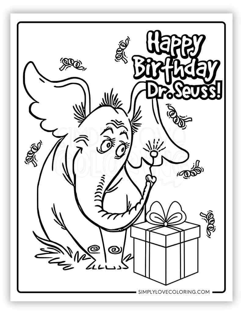 Free Dr Seuss Birthday Printables