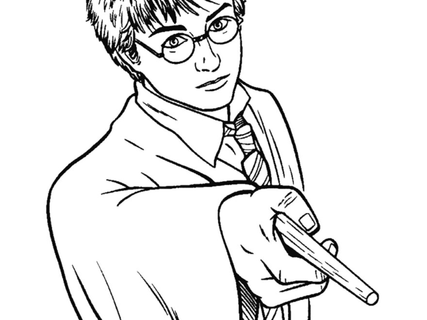 Harry Potter Coloring Pages For Kids 100 Free Print Or Download