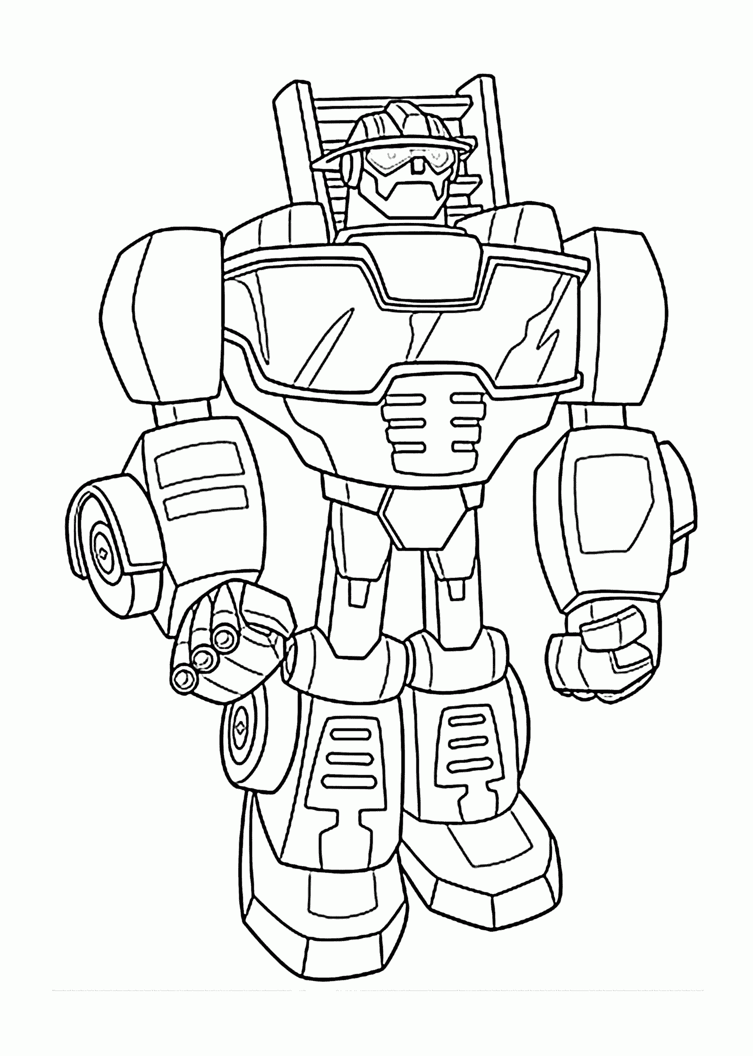 Rescue Bots Printable Coloring Pages