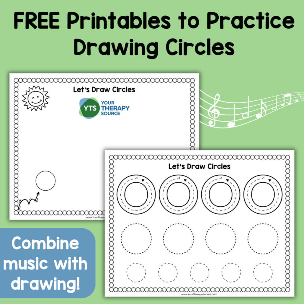 How To Draw Circles Free Printables Your Therapy Source