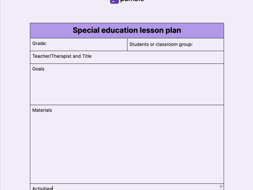 How To Write A Lesson Plan Template With Examples