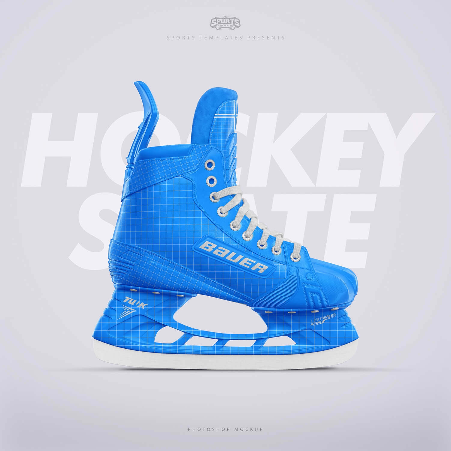 Ice Hockey Skates Photoshop Template Sports Templates