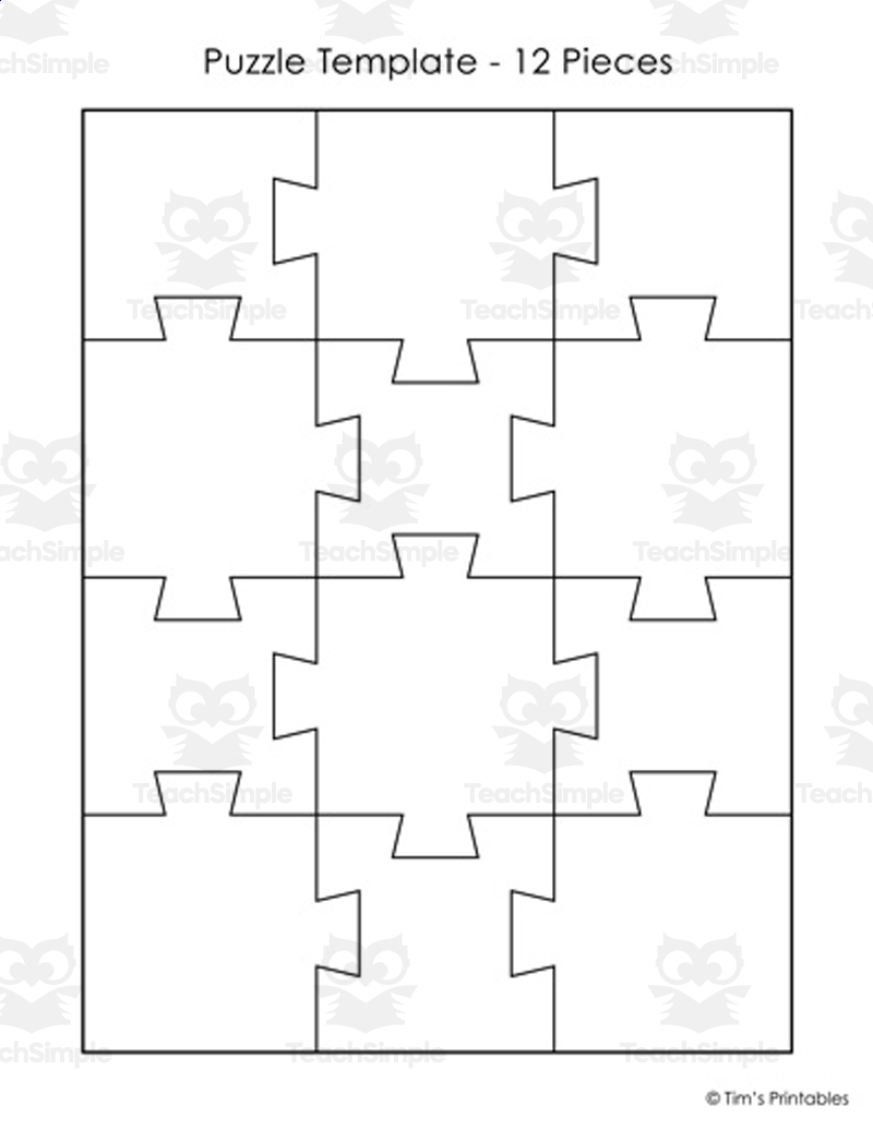 Make Your Own Puzzle Printable