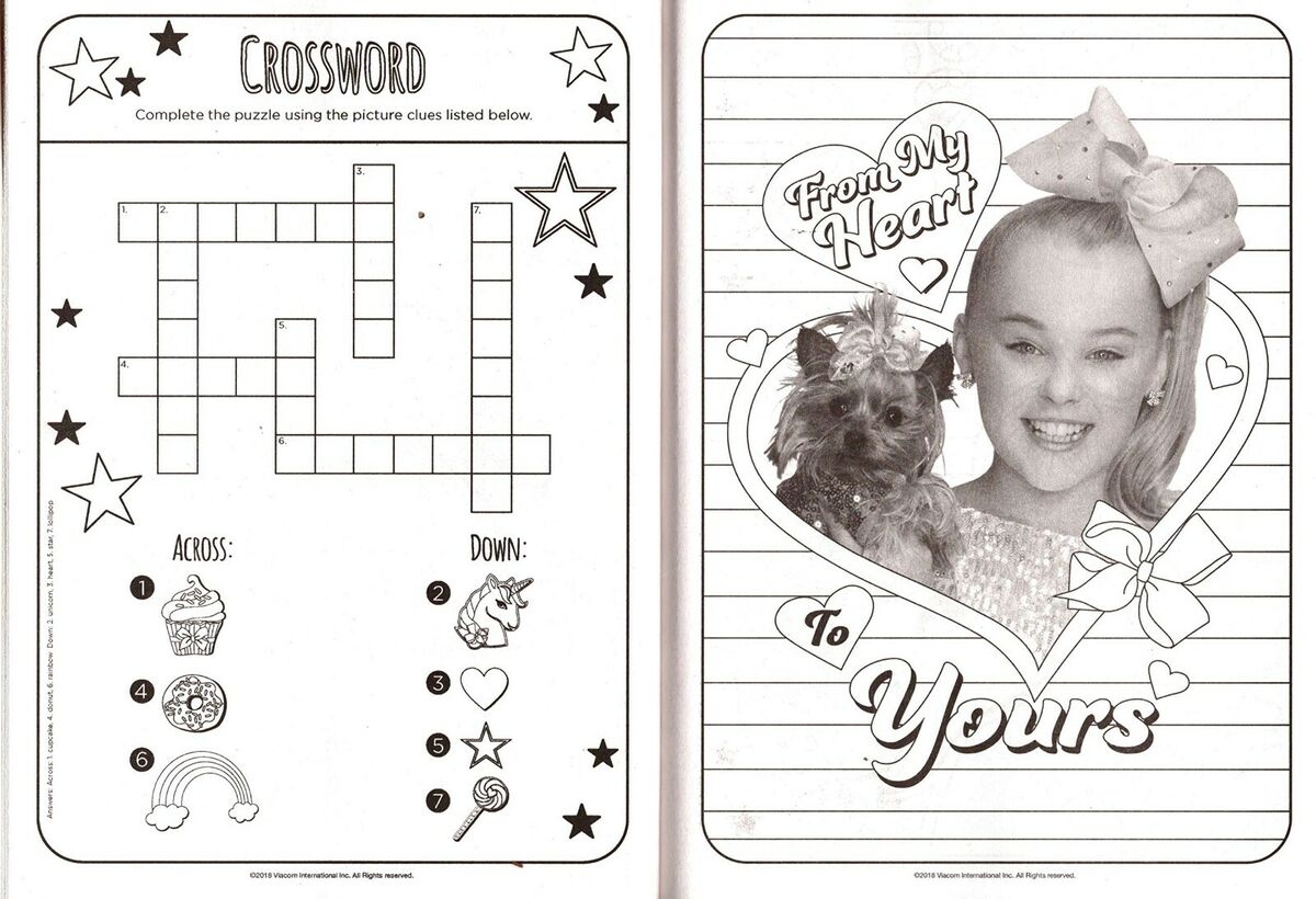 JoJo Siwa Jumbo Coloring Activity Book Dance Like You Mean It EBay