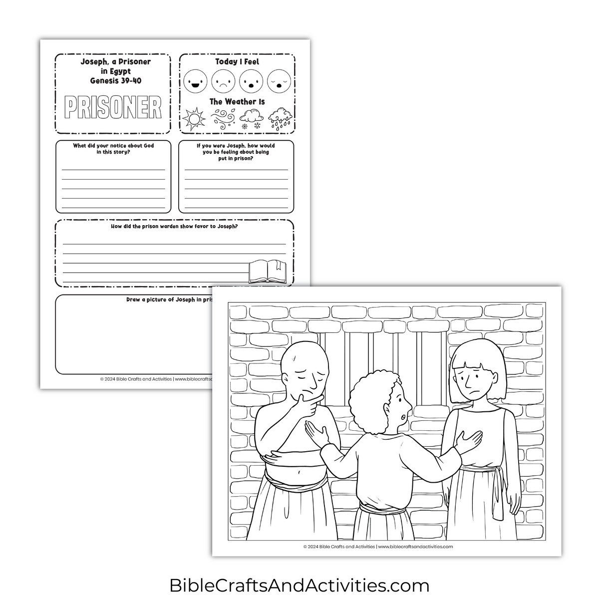 Printable Activity Sheets For Joseph In Egypt