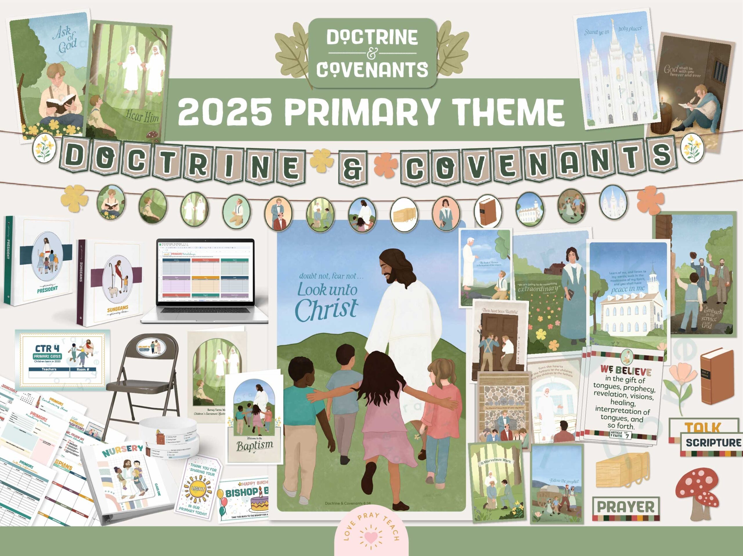 Latter day Saint Primary Lesson Packets And Singing Time Packets