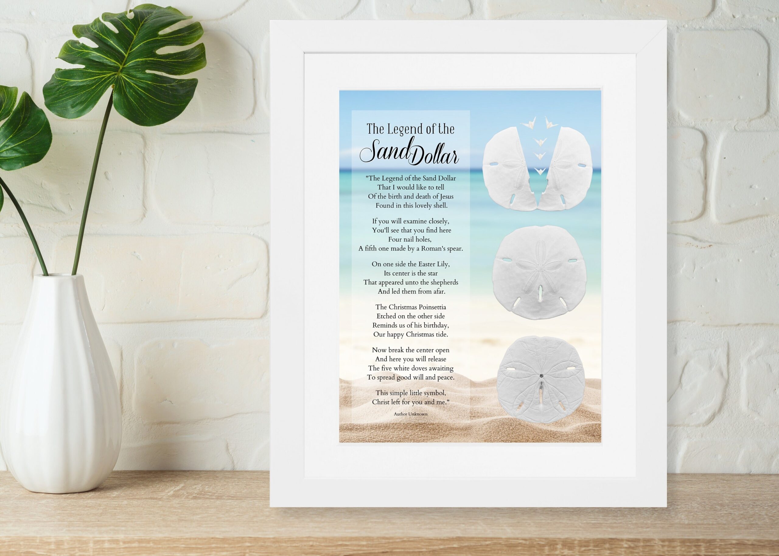 Legend Of The Sand Dollar Printable Poem
