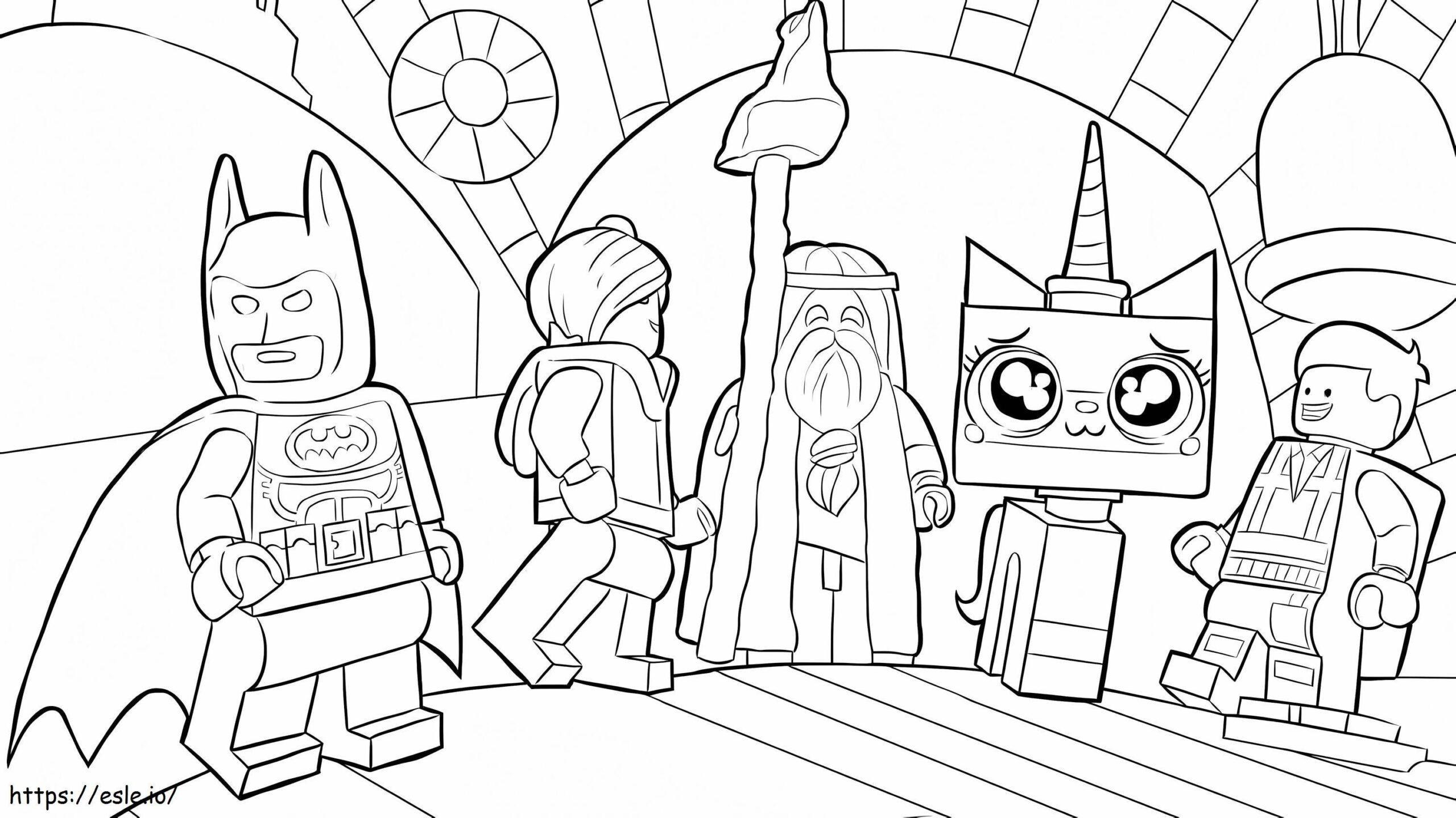 Printable Batman Lego Coloring Pages