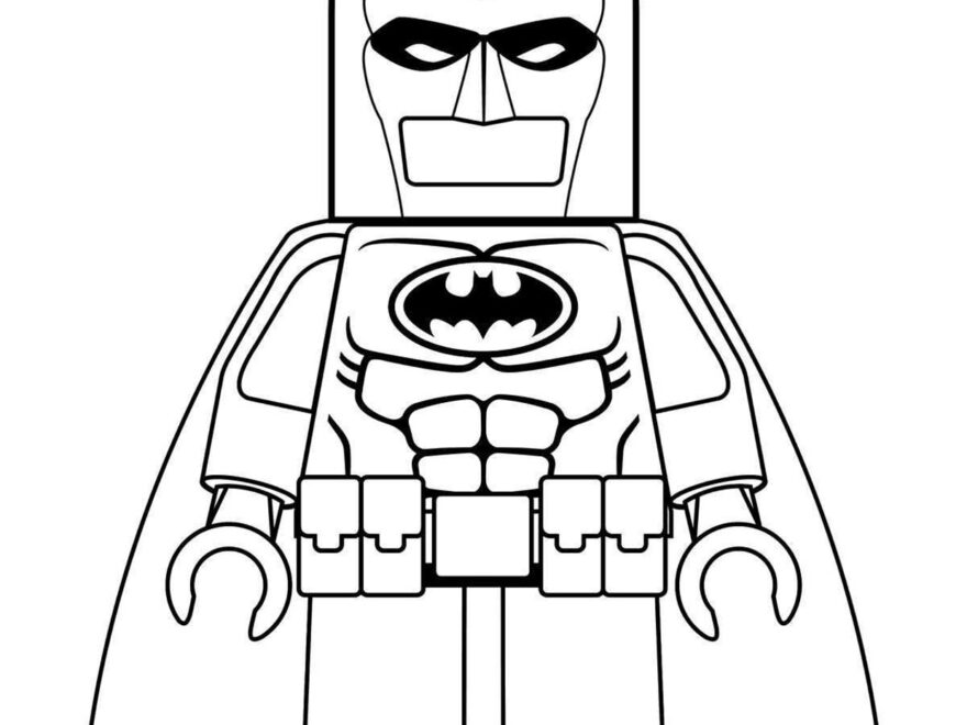 Lego Batman Coloring Pages For Kids