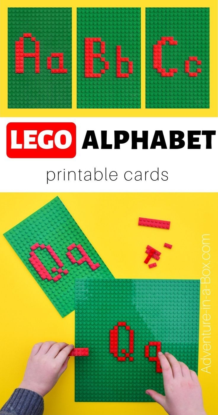 LEGO Letters Printable