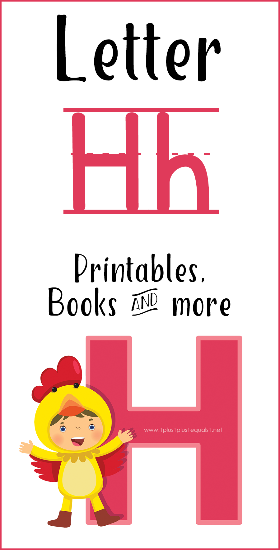 Letter H Printables Books And More 1 1 1 1