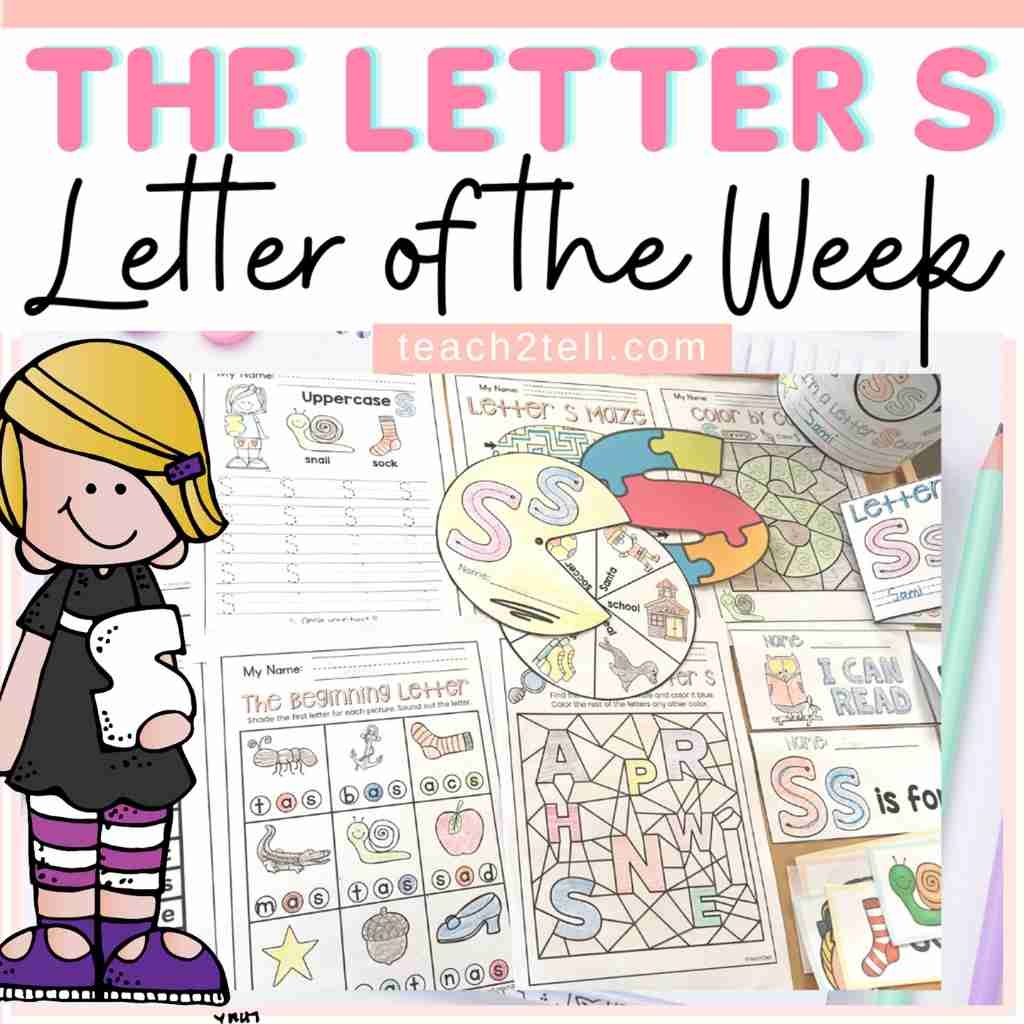 Letter Of The Week Activities Letter S Free