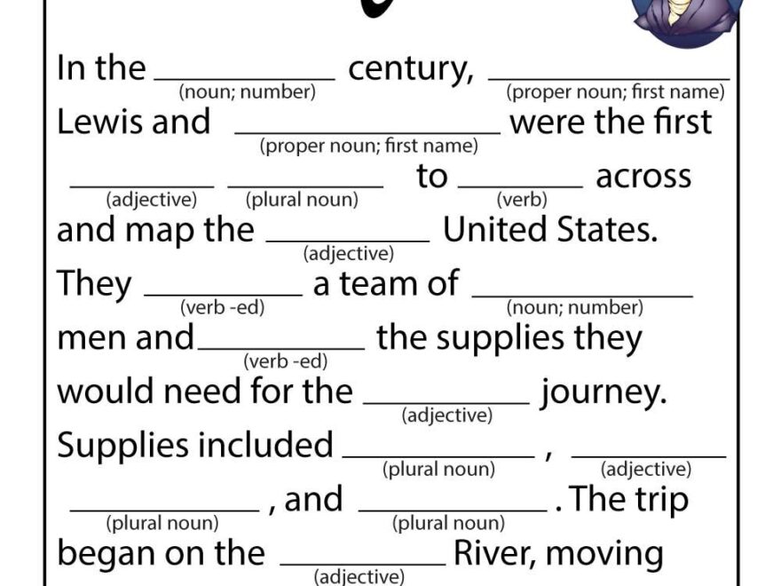 Lewis And Clark Ad Libs For Children Woo Jr Kids Activities Children s Publishing