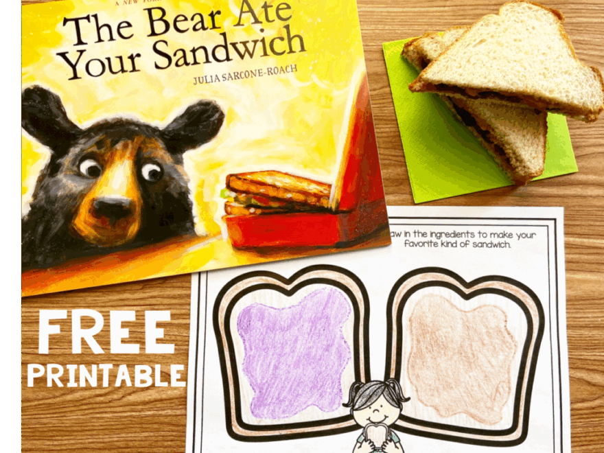 Literacy Snack Idea Bear And Sandwich Primary Playground