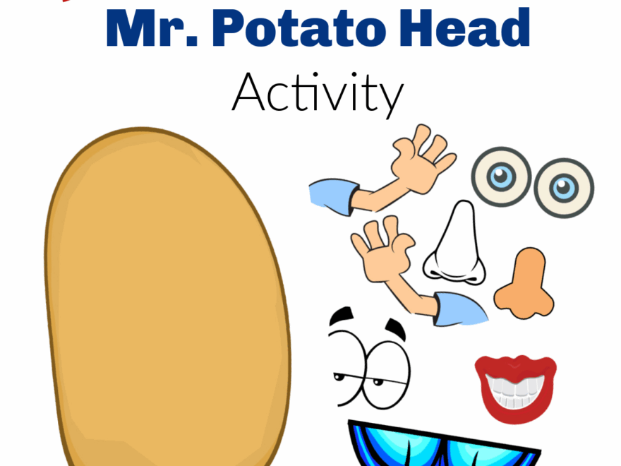 Magnetic Mr Potato Head printable The Activity Mom