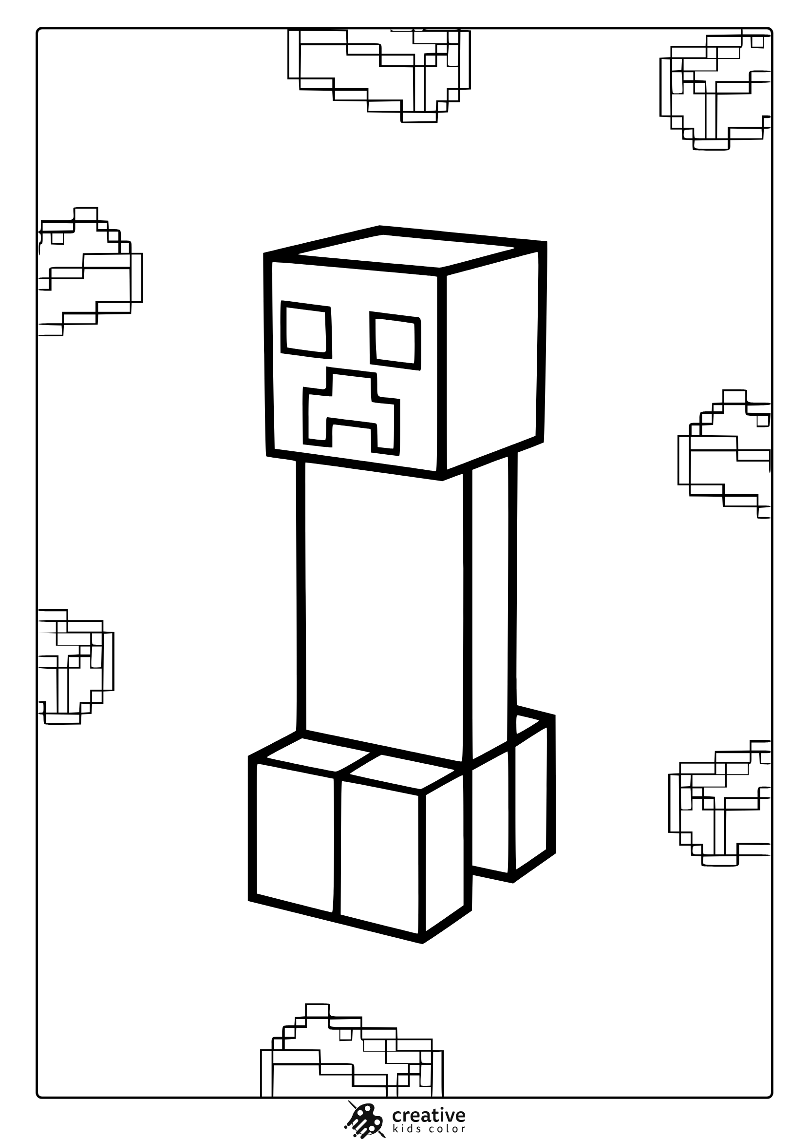 Minecraft Coloring Pages 30 Free Printable PDF 