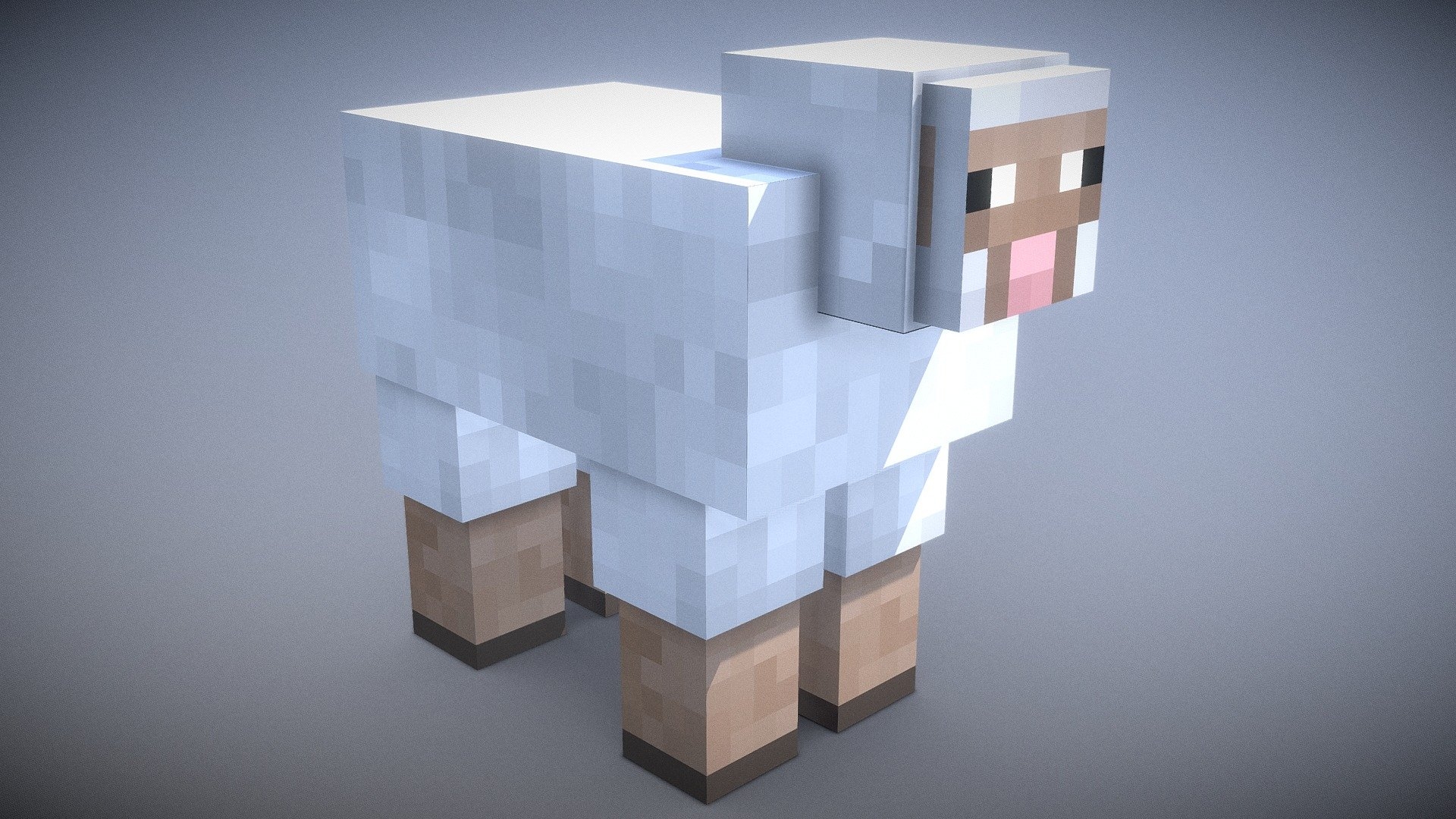 Minecraft Sheep Download Free 3D Model By Vincent Yanez vinceyanez 5f06884 