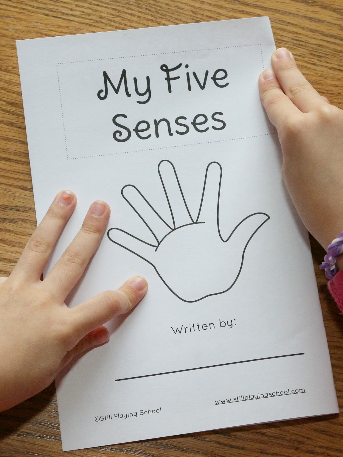My Five Senses Book For Kids Still Playing School