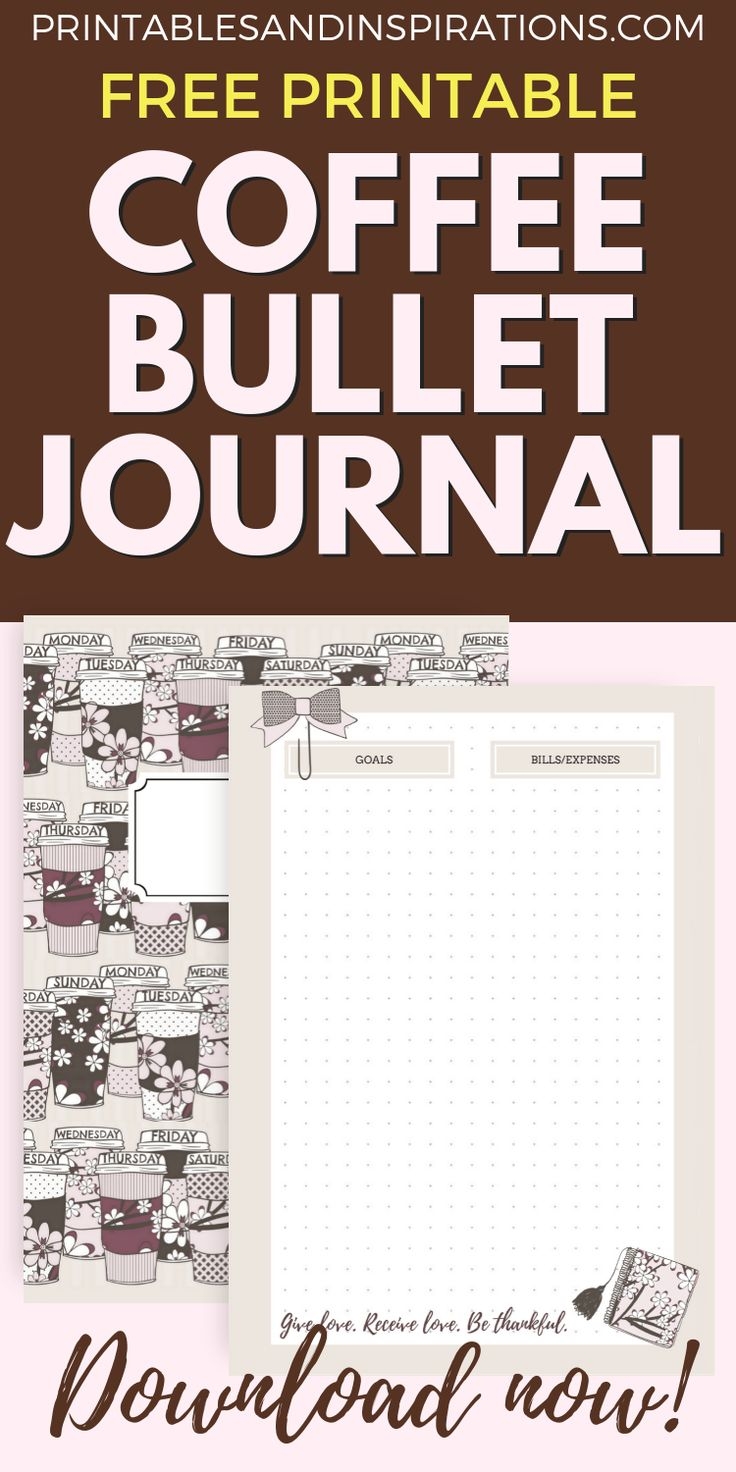 My Free Printable November Bullet Journal Printables And Inspirations