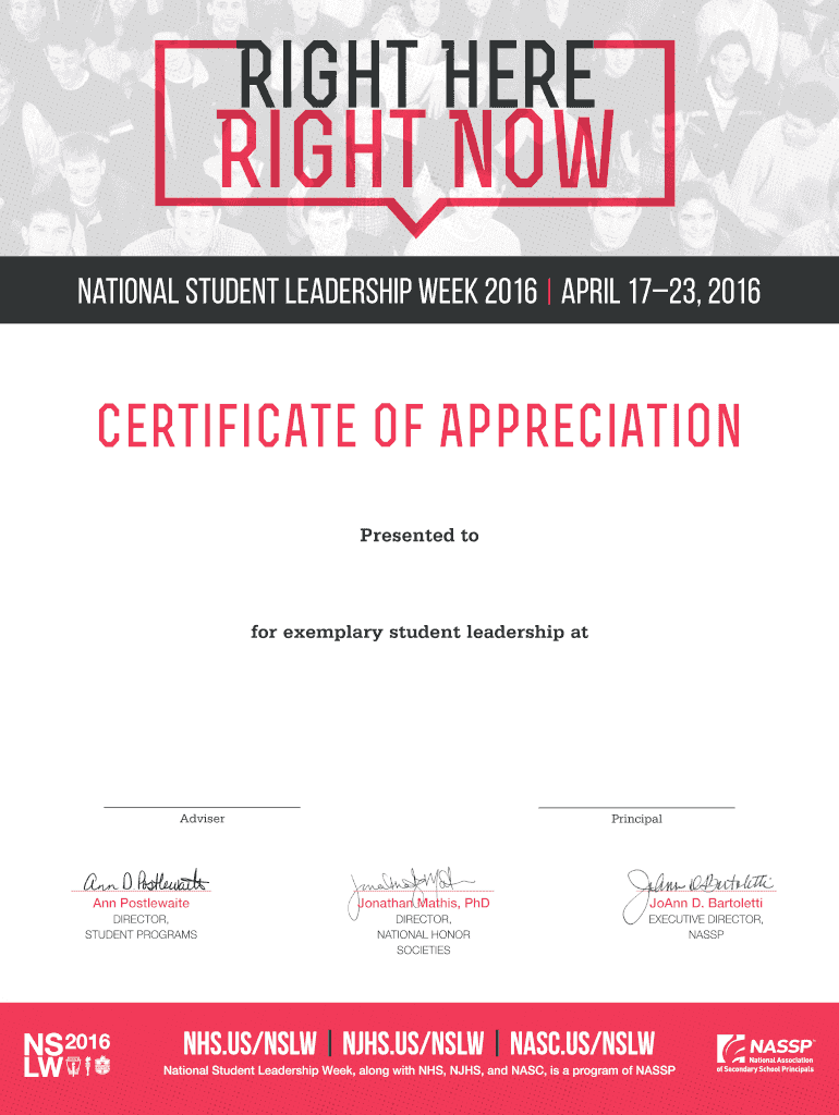 National Honor Society Certificate Template Fill Out Sign Online DocHub