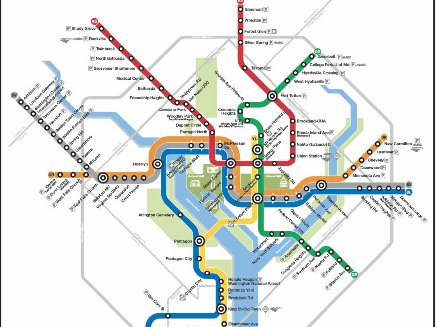 Navigating Washington DC s Metro System Metro Map More
